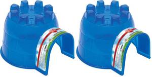 lot 13227 image: Kaytee Igloo Habitat Hideout for Pet Dwarf Hamsters, Mice, and Other Small Animals, Itty Bitty (Pack of 2)