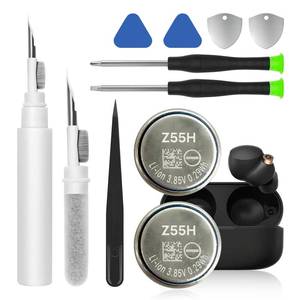 lot 14246 image: 2026 New Upgrades 2pack Z55H 75mAh Battery, Compatible for Sony Headset WF-1000XM4, Truly Wireless Earbud Noise Cancelling Headphones Premium 3.85V Battery with Installation Tools Kit