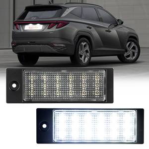 lot 14266 image: Centika 2Pcs White LED License Plate Light Clear Lens Number Tag Lamp Kit for Hyundai Tucson IX35 2016 up, Kia Forte Sedan 2009 up, OEM 92501D3100 and 92501-D3100