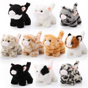 lot 14298 image: Lenwen 10 Pcs Cat Stuffed Animals Bulk Soft Cuddly Kitten Plush Sets Kittens Assorted Fluffy Stuffed Cats for Kiddos Birthday Gift Pet Party Favors Stuffers(Standing Style)