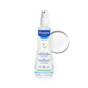 lot 14305 image: Mustela Baby Hair Styler and Skin Freshener - with Natural Avocado and Chamomile Water - Vegan and Hypoallergenic - 6.76 fl. oz.