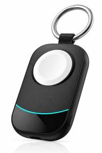 lot 20107 image: 2500mAh Portable Charger for Apple Watch - Magnetic Fast Charging for Apple Watch Charger - Compact iWatch Accessories with Keychain for RV, Camping, Car and Travel Essential
