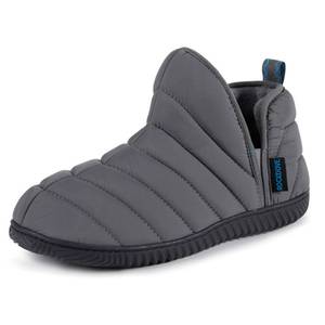 lot 20183 image: RockDove Menfts Alpinz Puffer Bootie Slipper with Memory Foam, Size 8 US Men, Dark Grey