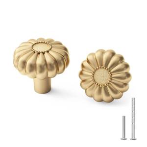 lot 20214 image: Goldenwarm 10 Pack Gold Cabinet Knobs Dresser Knobs Gold Drawer Pulls and Knobs for Dresser Brushed Gold Cabinet