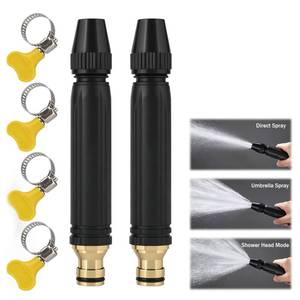 lot 20241 image: Home High Pressure Car Wash Water Gun, High Pressure Power Washer Nozzle, Garden Hose Booster, Suitable for Car Washing and Garden Watering, Compatible with 34 inch Hoses or Standard Quick Connectors (Used)