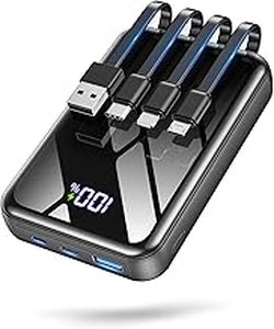 lot 2214 image: NI4 Power Bank with Built-In Cables and LED Display