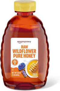 lot 4350 image: Amazon Grocery, Raw Wildflower Honey, 2 Lb