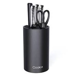 lot 14172 image: Cookit Kitchen Knife Block Holder with Scissors Slot
