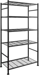 lot 19233 image: Sakugi 5-Tier Wire Shelving Unit