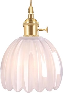 lot 19258 image: Wall Sconce Light Fixture with Glass Shade