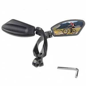 lot 2262 image: 2 Pcs Bike Mirror, Adjustable Bicycle Mirrors for Handlebars with 360° Rotation, Shatterproof Scratch Resistant HD Glass Lens Bike Mirrors, Universal Fit for Mountain Bikes Road E-Bikes