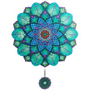 lot 2271 image: DREAMYSOUL Peacock Hanging Wind Spinners 12 Inch Laser Cut Stainless Steel Wind Spinners for Yard and Garden 3D Outdoor Wind Spinner Peacock Decor Ornaments