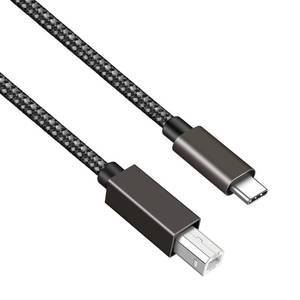 lot 2283 image: 6FT Long USB B to USB C PrinterMIDI Cable for MacBook, PC, Laptop, MIDI Keyboard, DJ Controller, DAC, HP, Canon, Brother, Samsung, Dell, Epson, Lexmark, Xerox, Dymo and Other Printers and Scanners