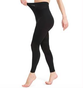 lot 2312 image: KEKING Medical Compression Pantyhose for Women and Men, Comfort 15-20 mmHg Graduated Compression Support Stockings, Footless Compression Tights for Varicose Veins, Edema, Flight, Black S