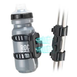 lot 2341 image: ROCKBROS Magnetic Strap Water Bottle Holder with Quick-Release Button for Road Bikes, Mountain Bikes, Scooters, Backpacks, and Folding Bikes