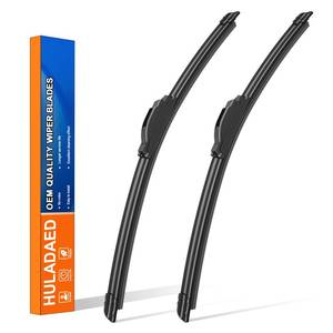 lot 2373 image: HULADAED 15 15 13 Windshield Wipers Replacement for Jeep Wrangler 2017-2007 Wrangler JK 2018,Silicone Front Rear Wiper blades for MY Car-All Weather and Quiet(3 PACK)