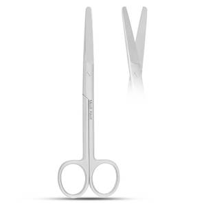 lot 2392 image: Tuff Cut Stealth Surgical Scissors - Medical Dressing Scissors, 14.5 cm (Blunt) 3 Pack