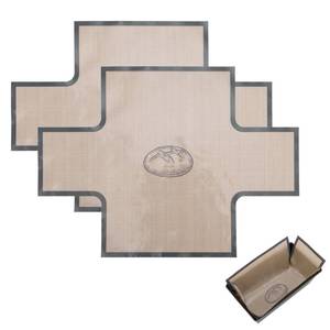 lot 2402 image: 2pcs Silicone Bread Loaf Pan Liners, Nonstick Reusable Baking Mats for 9.5x5in23x12.7cm or 1.5lb Loaf Pans Easy Clean and Heat Resistant for Sourdough Bread and Pastry Baking