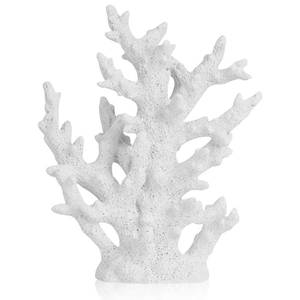 lot 3071 image: TkoYuHm Artificial Coastal Dorm Fish Aquarium Coral Ornament Decor Realistic Aquatic Plant Marine Themed Gifts for Beach Coastal, Living Room, Bathroom- White