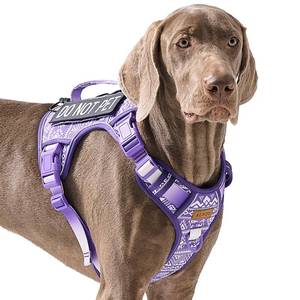 lot 4432 image: Tactical Dog Harness X-Large No Pull Easy Walker, Escape Proof Harness Vest with Handle, Reflective Vest with 2 Leash Clips and 3 Buckles, Newfoundland Alaska German Shepherd Mastiffs, XL