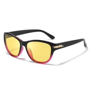 lot 4454 image: FIMILU Night Vision Driving Glasses for Womens, Polarized Reduce Glare Enhance Visual Ability Yellow Tinted Lens at Nighttime