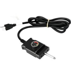 lot 4482 image: Power Cord for Masterbuilt Smoker Parts Analog Control Plug Dial Knob Temp Thermostat Controller Replacement Heating Element Electric Grill Turkey Fryers