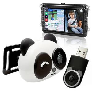 lot 4490 image: Baby Car Camera,Car Camera for Baby,Wireless CarPlay Adapter with 1080P, HD Night Vision, 150° Wide Angle, Real-Time Rear Seat Monitor, Easy Installation