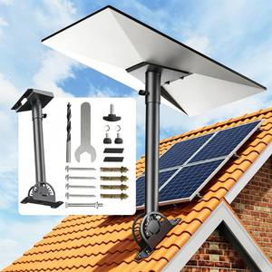 lot 4501 image: HKMJMYG Starlink Gen 3 Roof Mount, 360° Adjustable Heavy Duty Wall Bracket, Thick Manganese Steel Rustproof Flashing Kit for Starlink Standard 44XGen 3