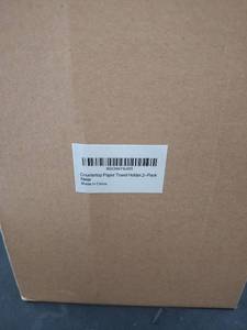 lot 5867 image: Simply Imagine Countertop Paper Towel Holder 2-Pack
