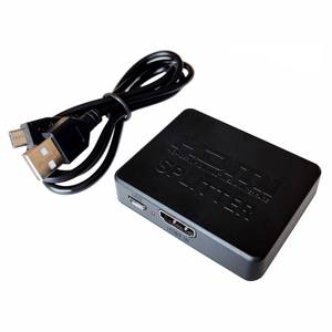 lot 6326 image: A4K HDMI Splitter 1 in 2 Out for Dual Monitors, 4K 1x2 Dual HDMI Adapter