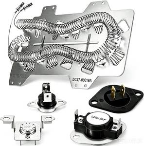lot 6328 image: Upgraded DC47-00019A Heating Element for SAMSUNG Dryer DV42H5000EWA3 DV42H5200EPA3 DV45H7000EWA2 DV40J3000EWA2 DVE50R5400VA3 DV365ETBGWRA3 DVE50R5200WA3 DVE50M7450WA3 DV210AEWXAA