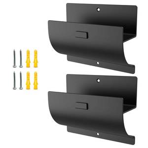 lot 6380 image: Juformin Heavy-Duty Ladder Hanger-Wall Mount Ladder Hooks for Storage-Wheelbarrow Hangers for Garage Wall-2 Pack