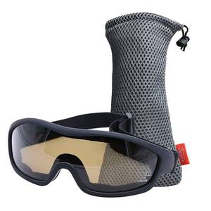 lot 6381 image: Viriber Motorcycle Goggles - UV Protective Outdoor Dust-proof Combat Goggles, Military Sunglasses, Tea