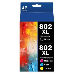lot 6387 image: J2INK 802XL Ink Cartridges Combo Pack Remanufactured for Printer
