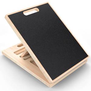 lot 11654 image: ANVICTOX Adjustable Wooden Slant Board for Calf Stretching 22° 27° 35° 40° 45°,Portable Calf Strecther Incline Board for Knees Ankle Heel Feet Leg,250lbs Weight Capacity