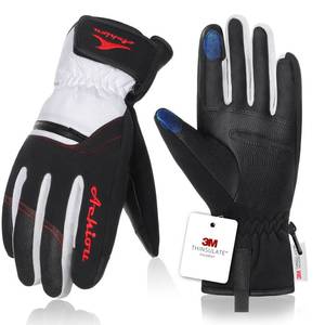 lot 12353 image: Achiou Ski Snow Gloves Winter Warm 3M Thinsulate Waterproof Touchscreen Men Women