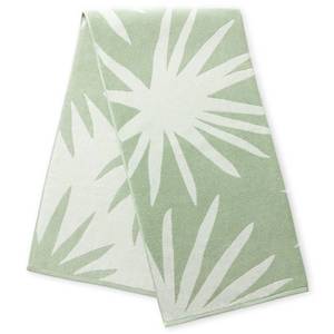 lot 13228 image: Laguna Beach Textile Co. Tropical Cabana Beach Towel - Oversized, Plush 630 GSM Cotton - Agave Green