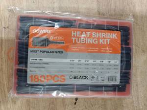 lot 14004 image: Dowire 180-Piece Heat Shrink Tubing Kit