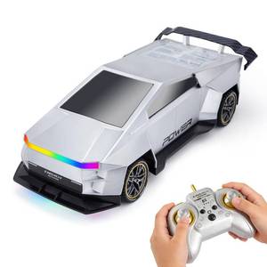 lot 14011 image: CAROZEN Remote Control CarAll Terrain 2.4GHz RC Truck for 3-12 Year Old Boys, Electric Vehicle RC Car with LED Lights for Kids, Birthday Gifts for Kids (Silver)