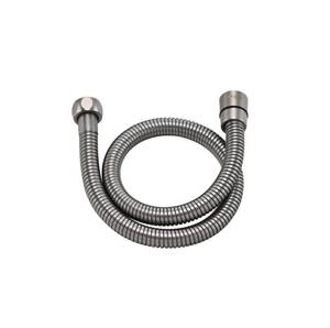 lot 14353 image: JASYA 23 Inches Shower Hose Extra Short Brushed Nickel 304 Stainless Steel Handheld Showerhead Hoses,Anti Winding Interface,With Brass Insert And Nut-durable  Flexible Rv Shower Hose Replacement