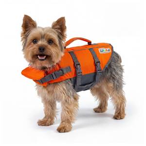 lot 14377 image: Outward Hound Granby Splash Orange Dog Life Jacket, XS