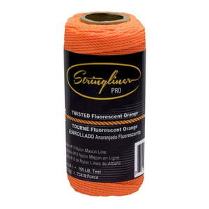 lot 14404 image: Us Tape-35006U 135 Ft. Twisted Flo Orange Mason s Line Roll, (pack of 4)