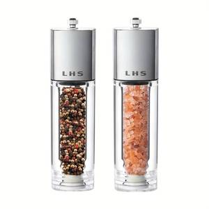 lot 14425 image: LHS Salt and Pepper Mill Grinder Shaker Set Pack of 2 Stainless Steel Precision Mechanism Ceramic Rotor with Adjustable Coarseness