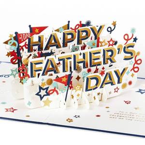 lot 14462 image: Hallmark Signature Paper Wonder Pop Up Fathers Day Card (Celebrating You)