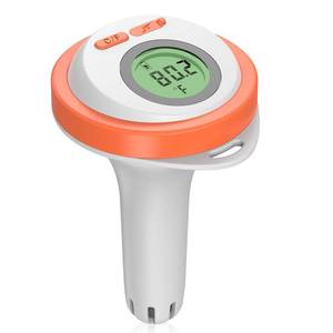 lot 14469 image: Anreedvigo Waterproof Rechargeable Digital Floating Pool Thermometer for Swimming PoolFish TankBathtubHot TubJacuzziAquarium, LCD Screen Easy to Reading