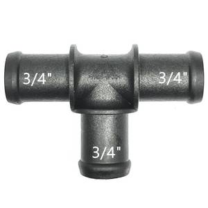 lot 14475 image: N90760601,701819876,34in,Radiator Coolant Hose 3 Way Connector,Heater T-Joint Diverter,Water Pipe Splitter Kit for Mercedes-Benz BMW Audi Volkswagen Chevrolet Volvo Buick Ford Toyota Honda,19mm,0.75in