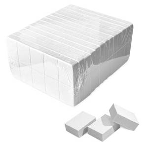 lot 17401 image: Karlash Nail Mini White Buffer Block File 80100 Grit 2 Sided (130pc White)