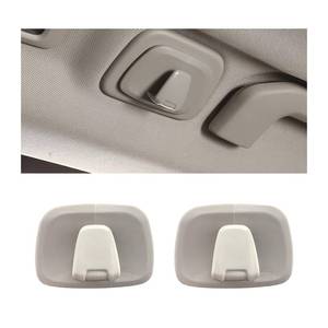 lot 18434 image: Augeny 1 Pair Car Interior Roof Hooks, Plastic Auto Clothes Hanger Hooks Compatible with XC40 XC60 XC90 S60 S90 V60 V90, Car Essentials Hooks for Hanging Clothes, Bags, Umbrellas (Gray)