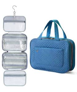 lot 18441 image: Ms. Pen- Travel Toiletry Bag Organizers, Teal, Makeup Travel Bag for Toiletries with Hanging Hook, Water-Resistant