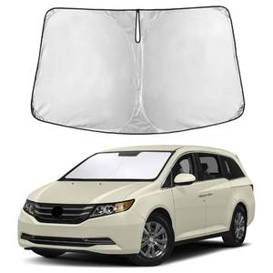 lot 18447 image: Autovir Windshield Sun Shade Fit for 2011-2015 2016 2017 Honda Odyssey Sunshade, Front Car Window Shades Sun Visor, Blocks UV Rays and Heat, Car Accessories